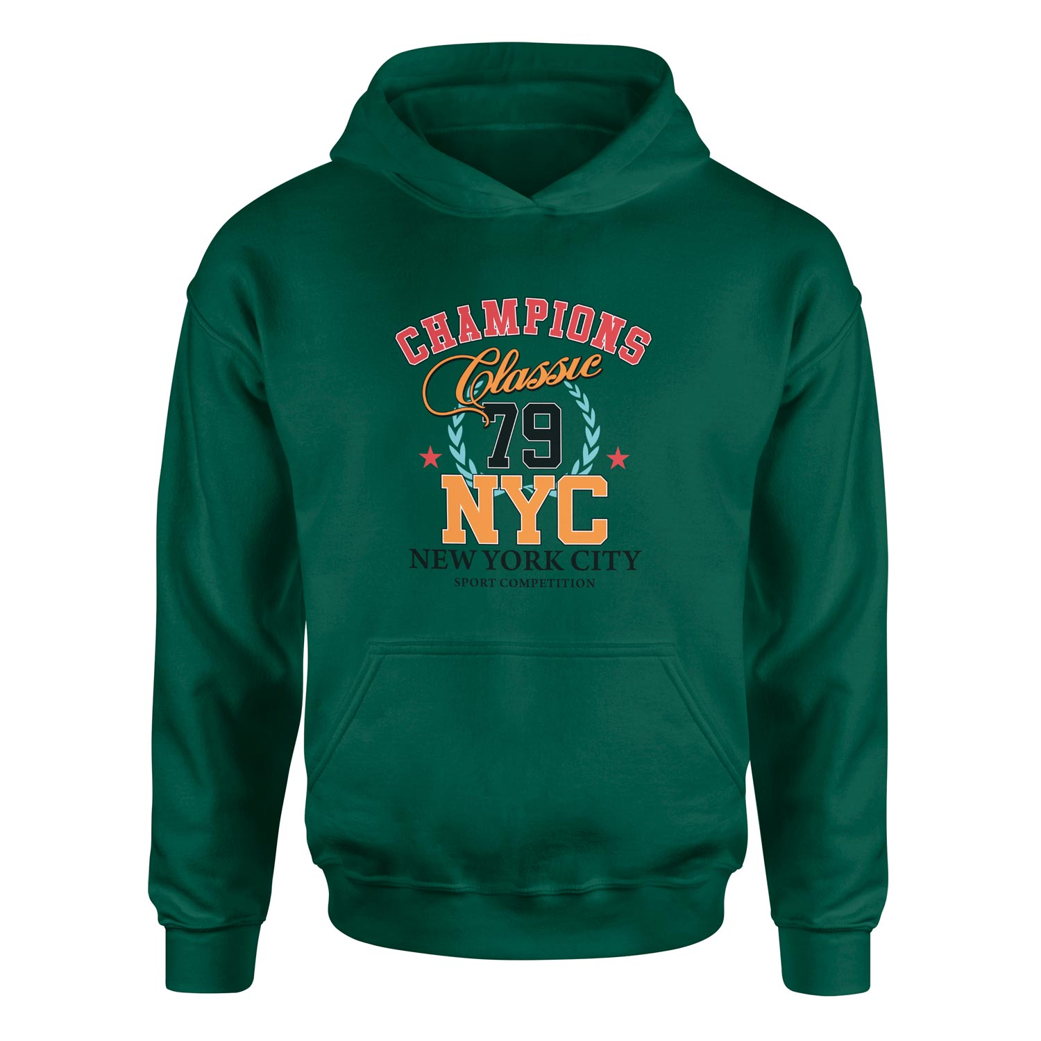 Champions Classic NYC Hoodie M - Nefti Yeşili