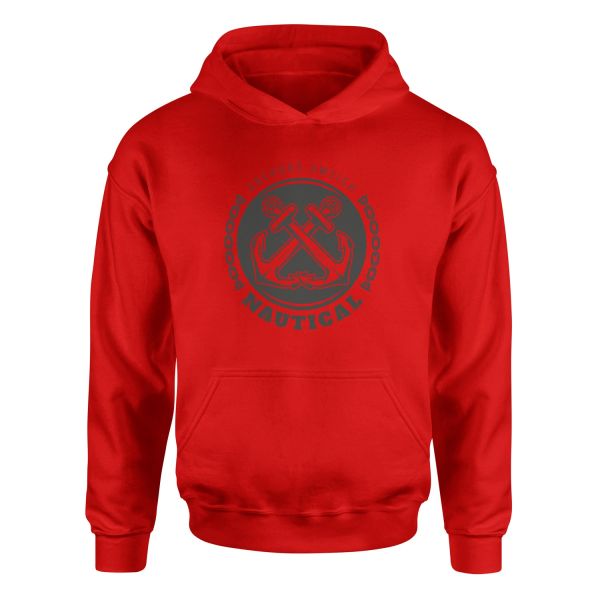 Anchors Aweigh Denizci Hoodie M - Kırmızı
