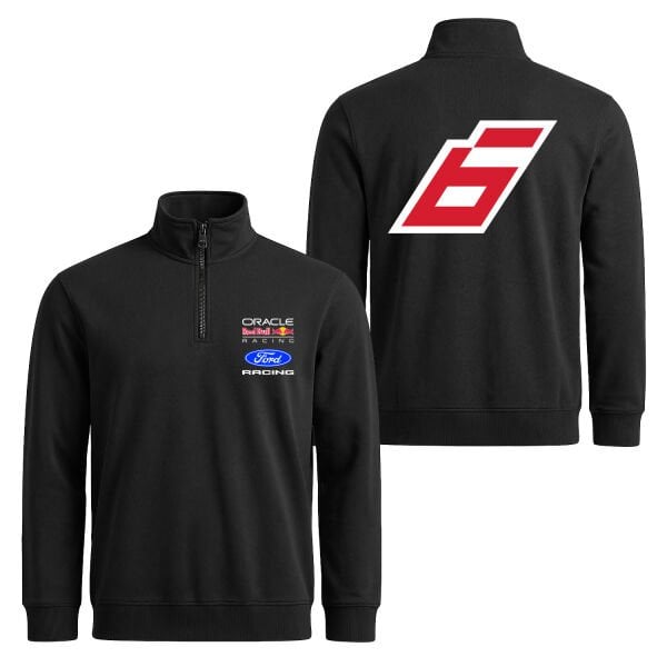 Isack Hadjar Red Bull Jersey Yarım Fermuarlı Sweatshirt