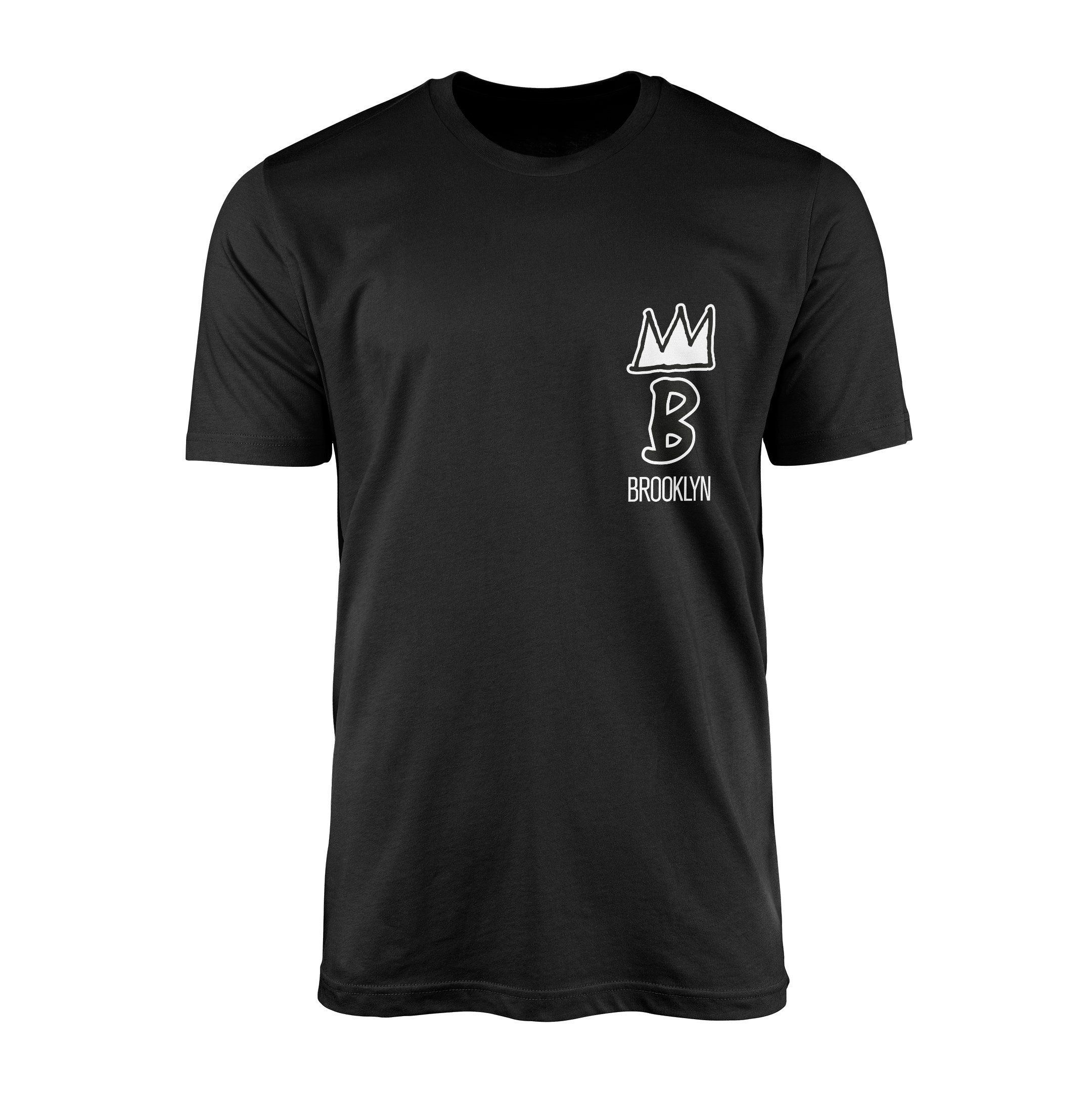 Brooklyn Basquiat Crown Tişört S - Siyah