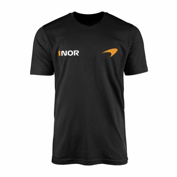 Lando Norris #NOR ID McLaren Racing Tişört M - Siyah