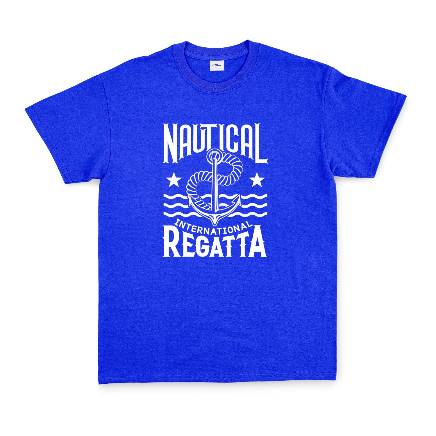 Nautical Regatta Tişört M - Mavi