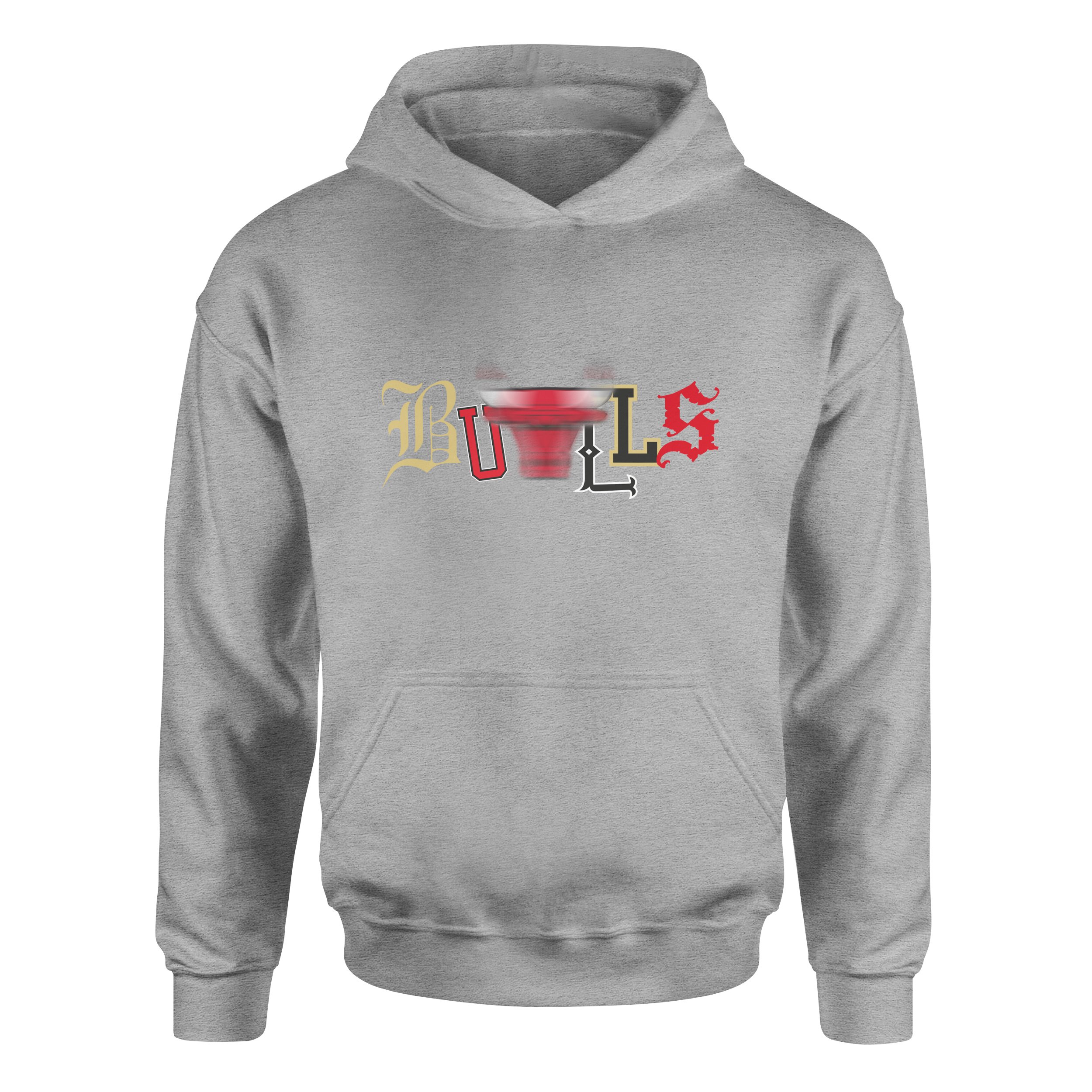 Bulls History Hoodie M - Gri