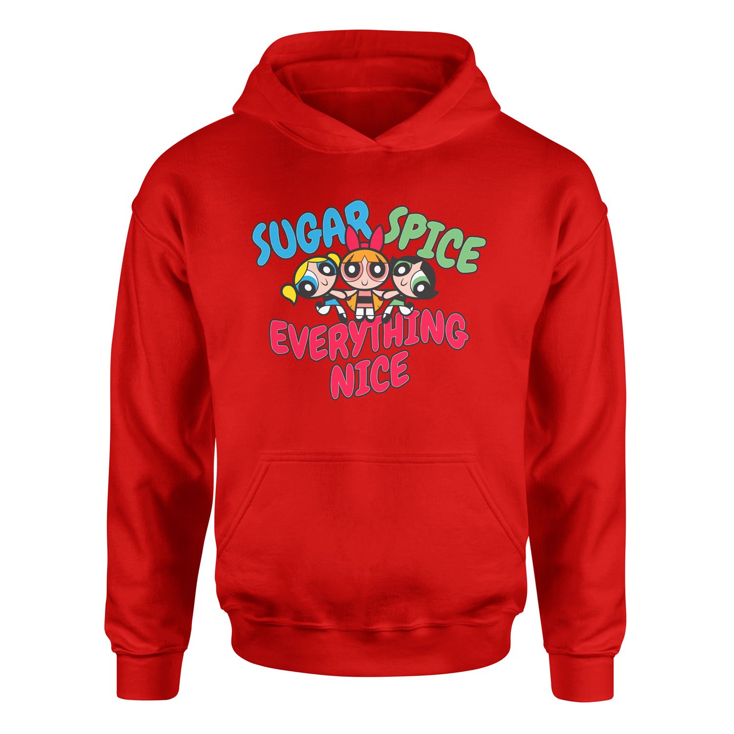 Sugar, Spice & Everything Nice Hoodie XXL - Kırmızı