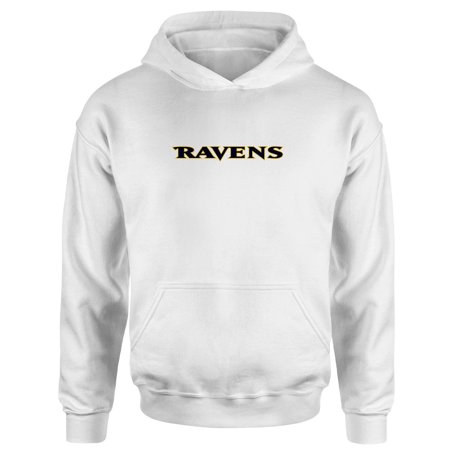 BAL RAVENS Iconic Hoodie M - Beyaz