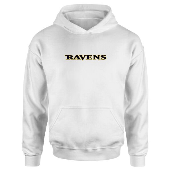 BAL RAVENS Iconic Hoodie M - Beyaz