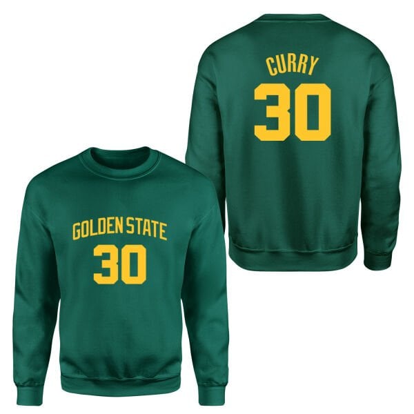 Stephen Curry Golden State Forma Sweatshirt S - Nefti Yeşili