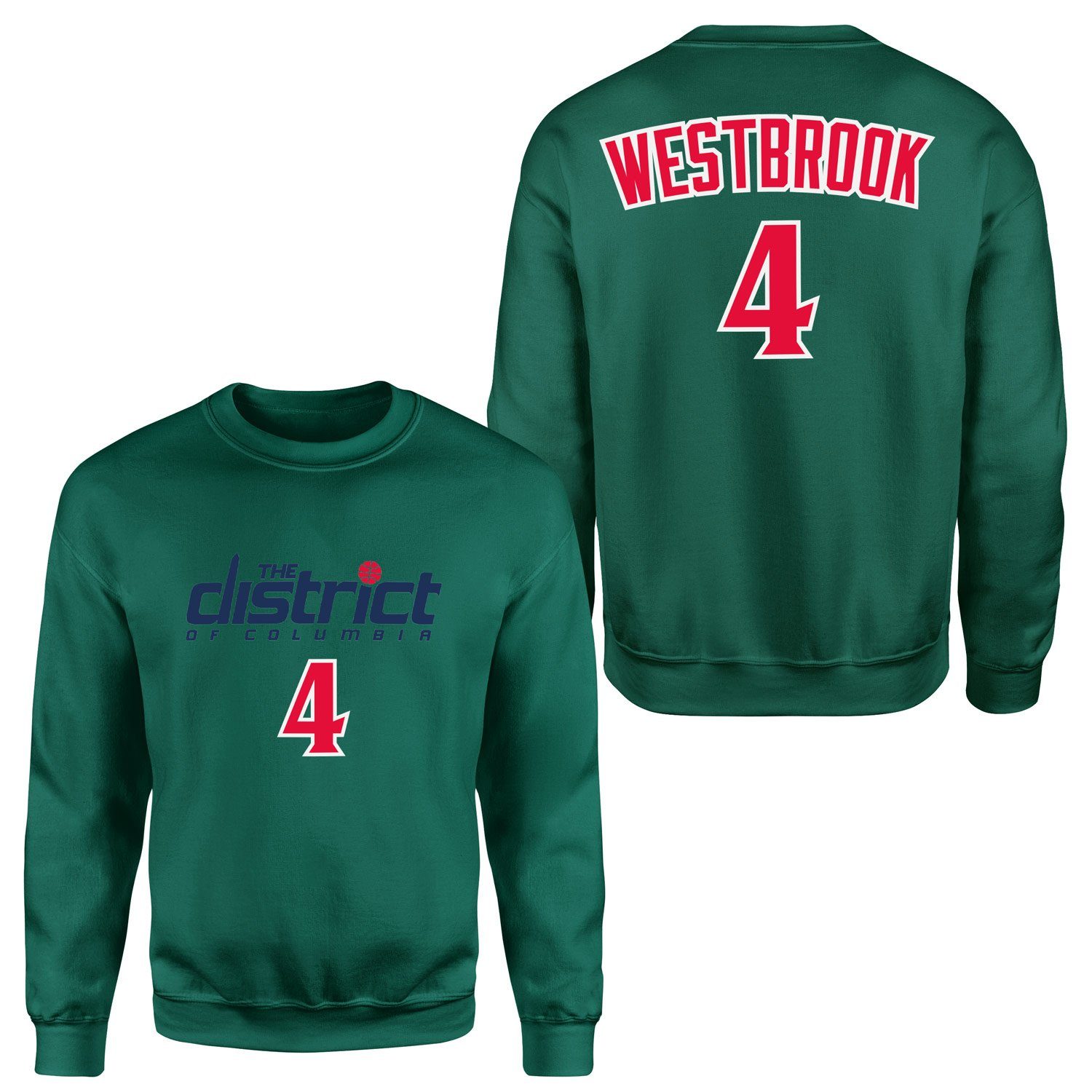 Russell Westbrook Wizards Forma Sweatshirt M - Nefti Yeşili
