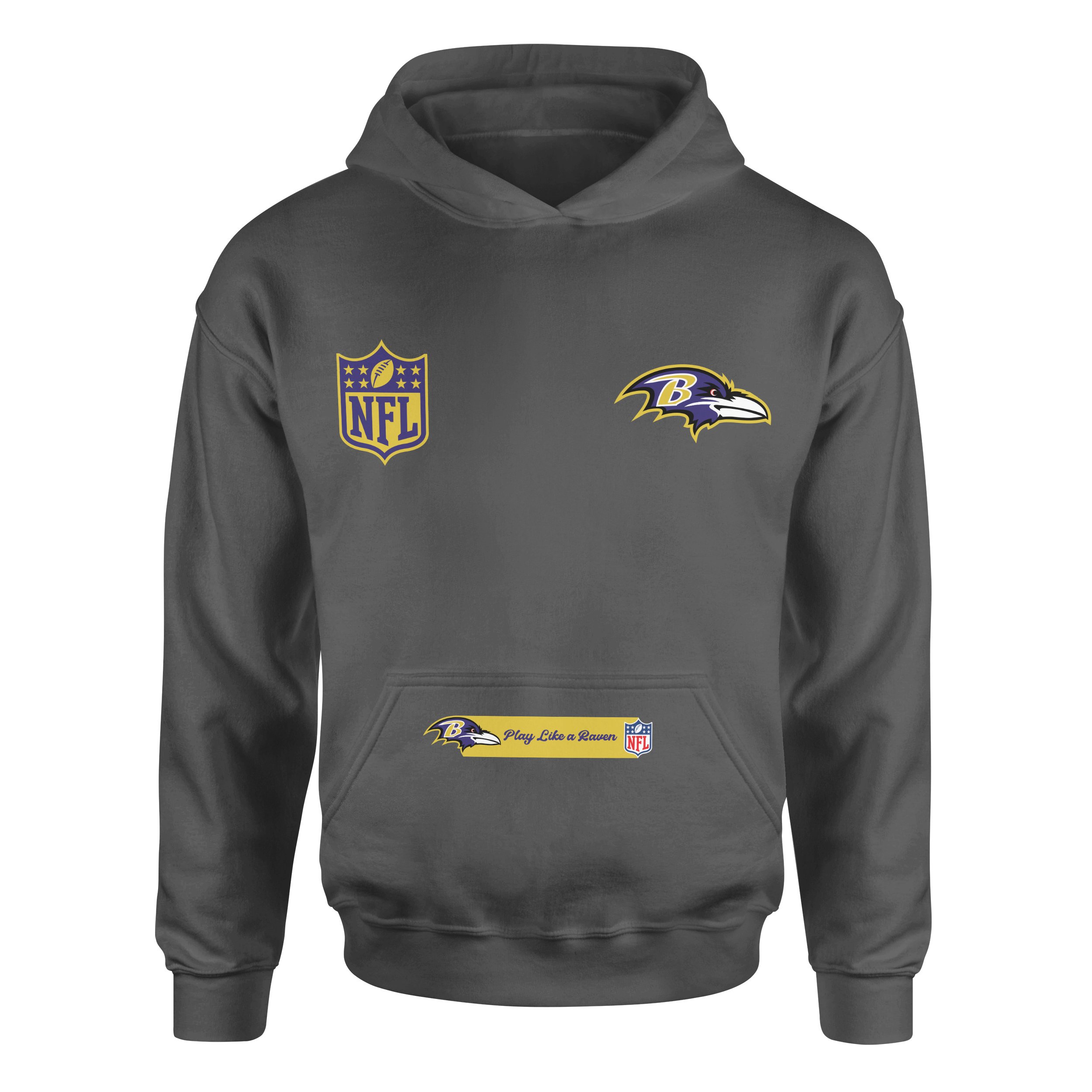 Play Like a Raven Baltimore Ravens MVP Hoodie L - Füme