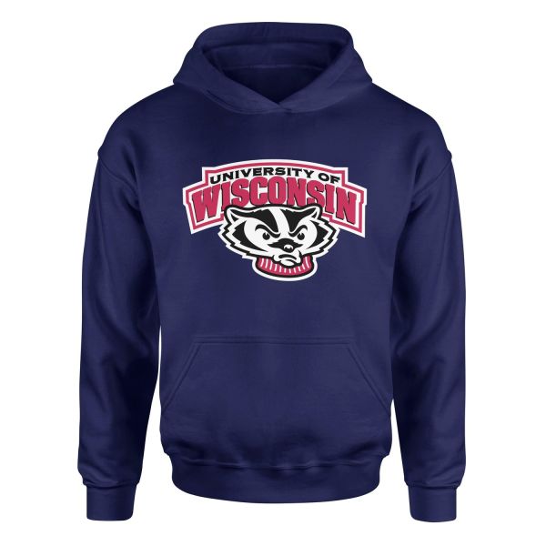 Wisconsin Badgers Hoodie M - İndigo Mavisi