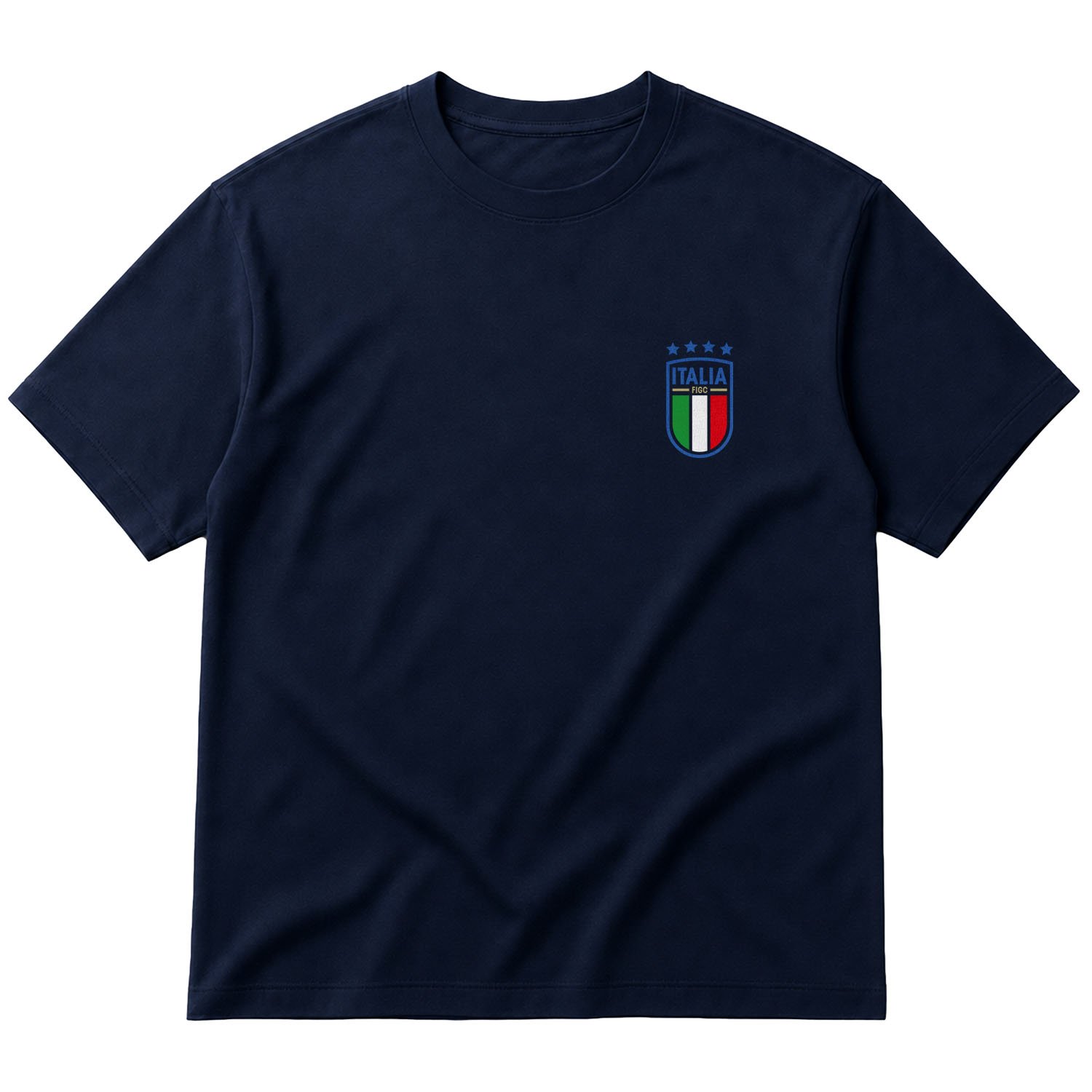 Italia Azzurri Oversize Tişört S - İndigo Mavisi