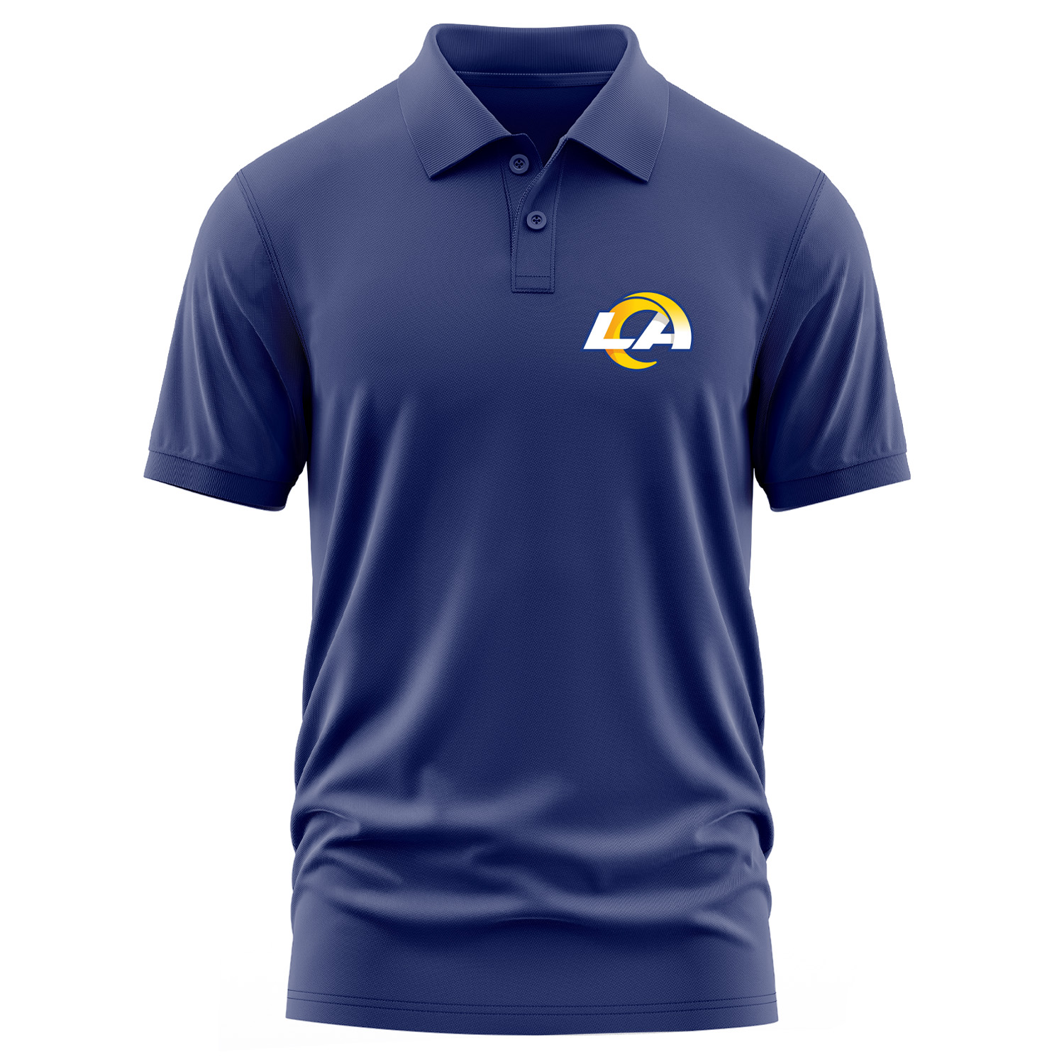 Los Angeles Rams Polo Tişört XL - İndigo Mavisi