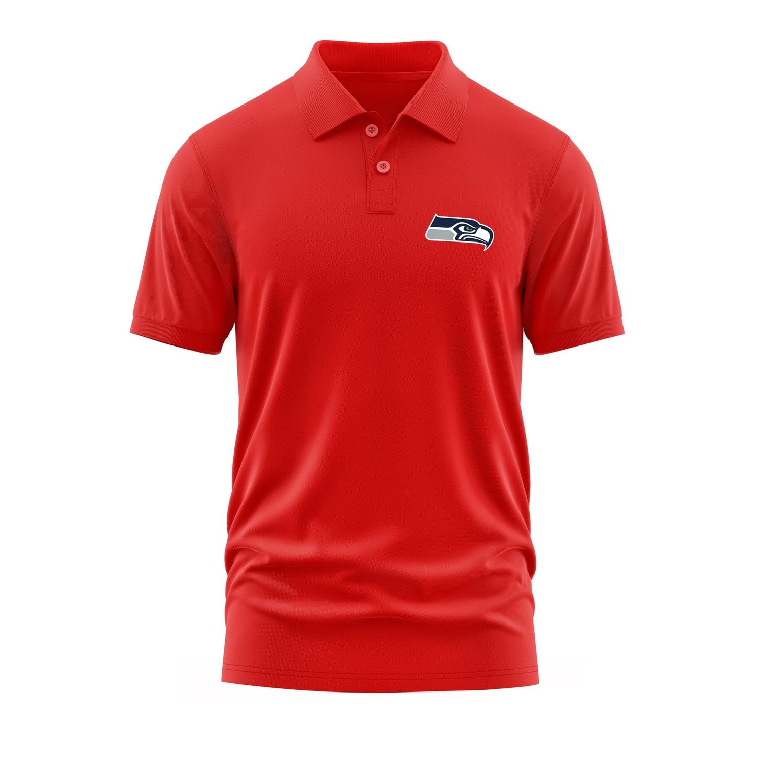 Seattle Seahawks Polo Tişört S - Kırmızı
