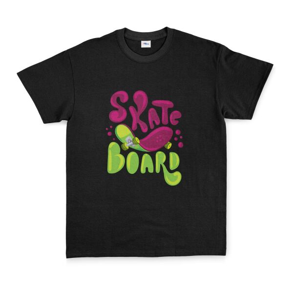 Dripping Skate Tişört L - Siyah