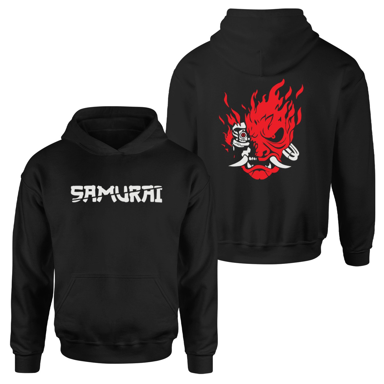 Wake Up, Samurai | CYBERPUNK Hoodie L - Siyah