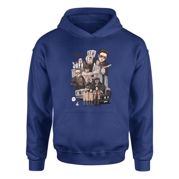 Snatch Movie Hoodie M - İndigo Mavisi