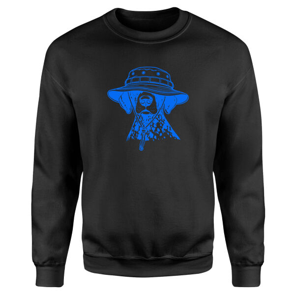 Şapkalı Dalmaçyalı Sweatshirt S - Siyah
