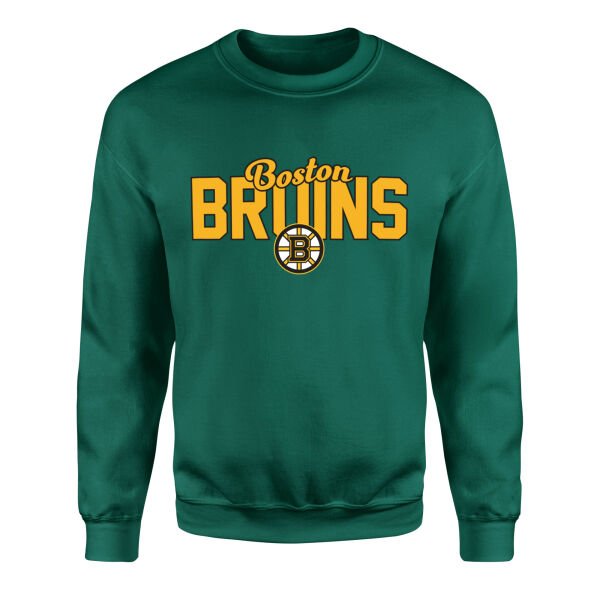 Boston Bruins Sweatshirt L - Nefti Yeşili
