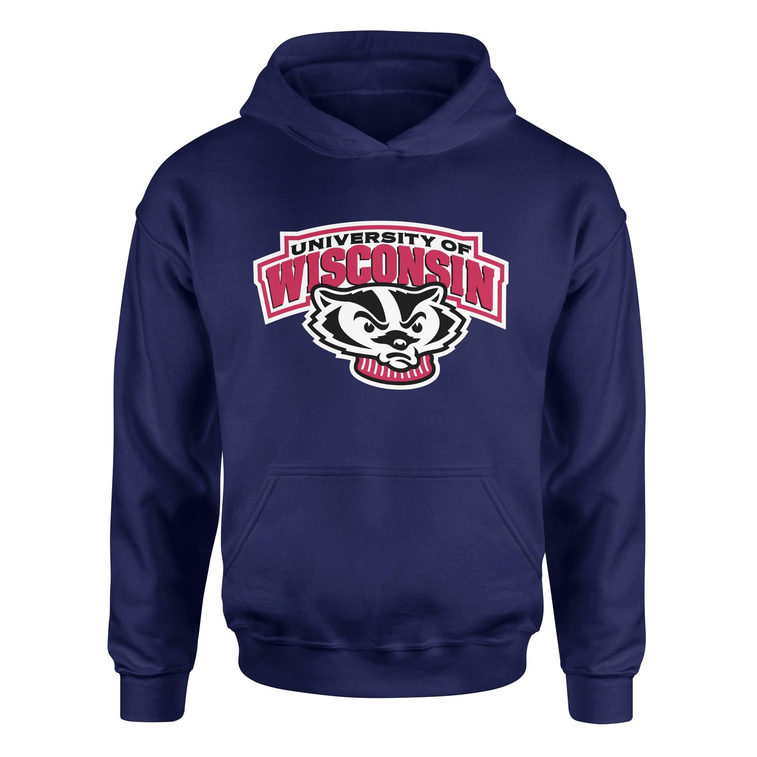 Wisconsin Badgers Hoodie L - İndigo Mavisi