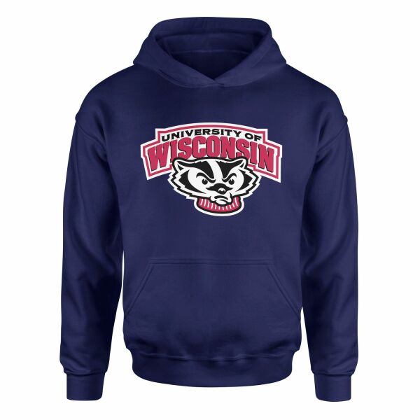 Wisconsin Badgers Hoodie L - İndigo Mavisi