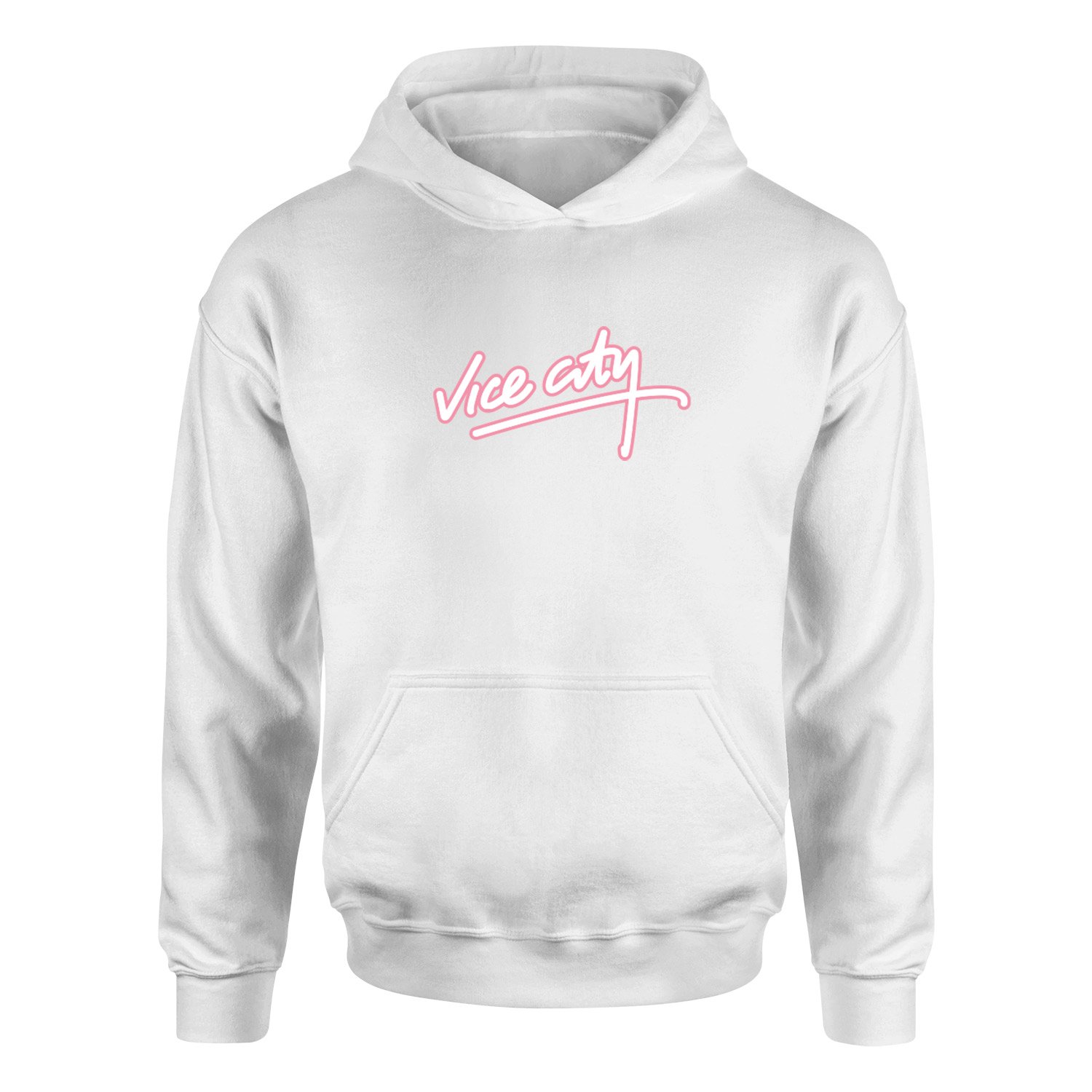Vice City Hoodie M - Beyaz