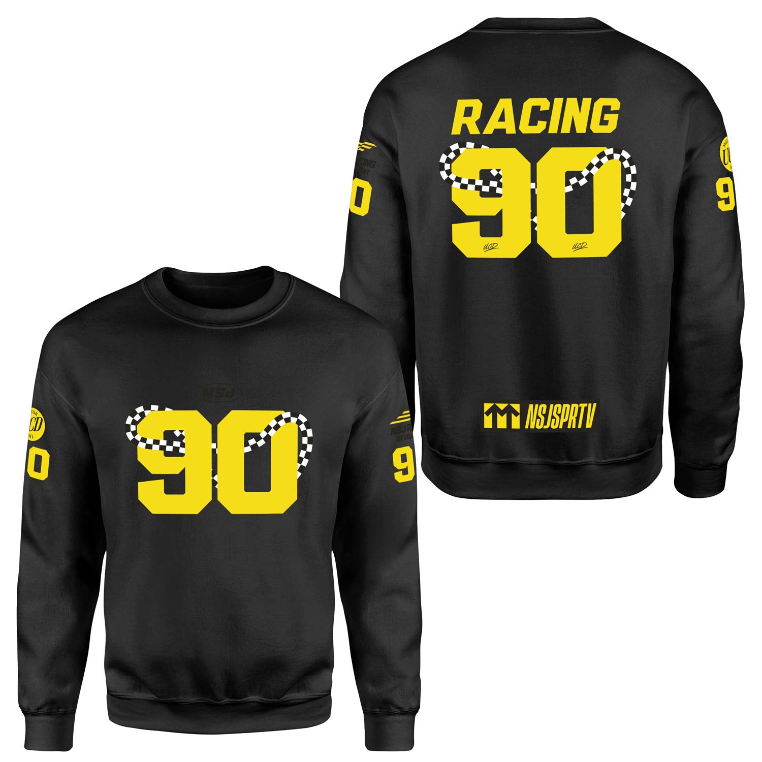 NSJSPRTV Racing Development Teamline Sweatshirt XL - Siyah