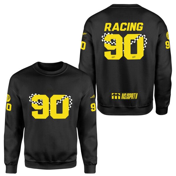 NSJSPRTV Racing Development Teamline Sweatshirt XL - Siyah