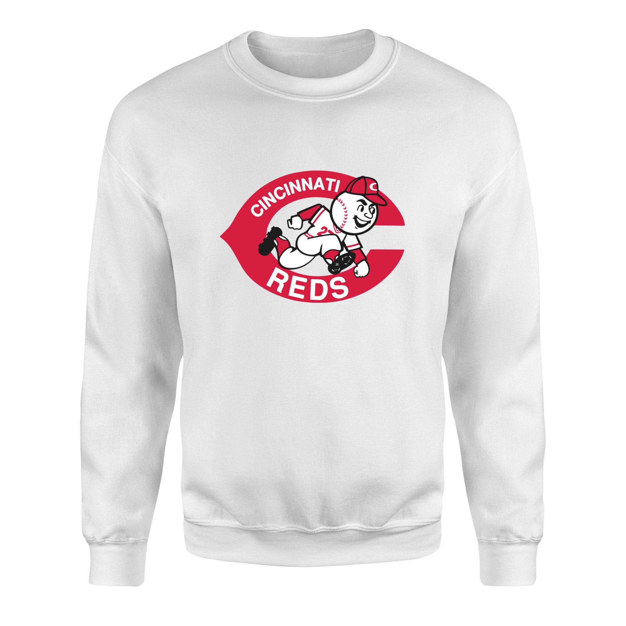 Cincinnati Reds | Mr. Red 80’s Sweatshirt S - Beyaz