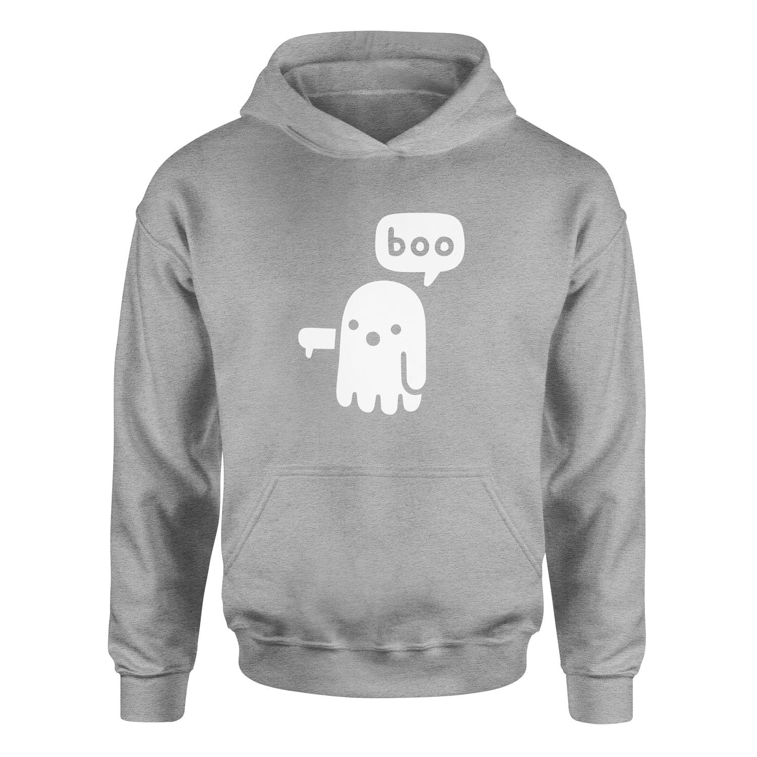 Boo! Hoodie L - Gri