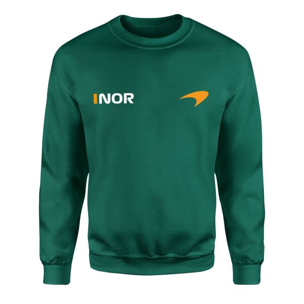 Lando Norris #NOR ID McLaren Racing Sweatshirt M - Nefti Yeşili