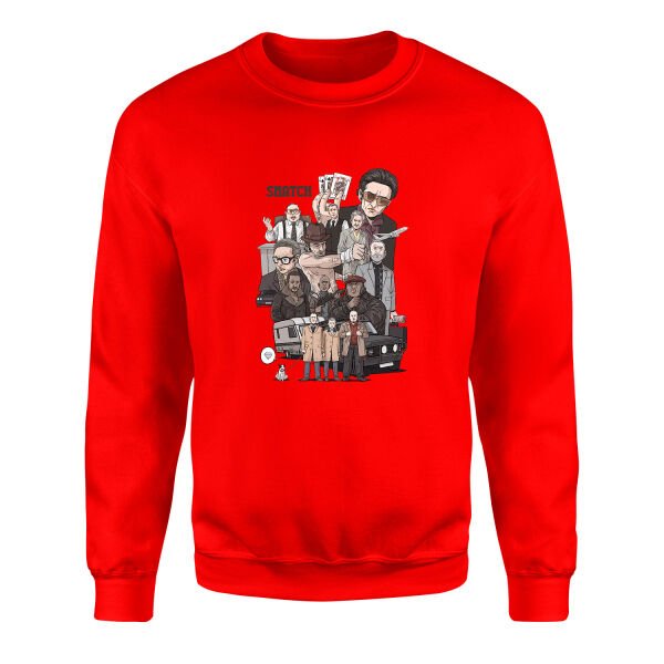 Snatch Movie Sweatshirt XL - Kırmızı