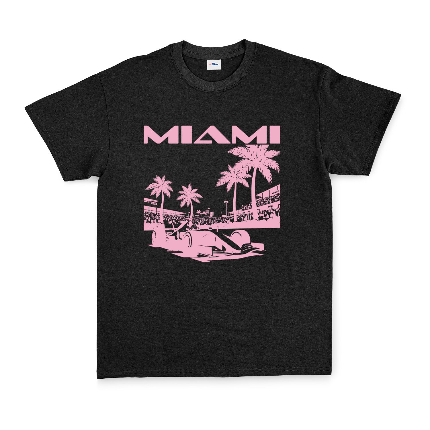 Miami Track Tişört S - Siyah