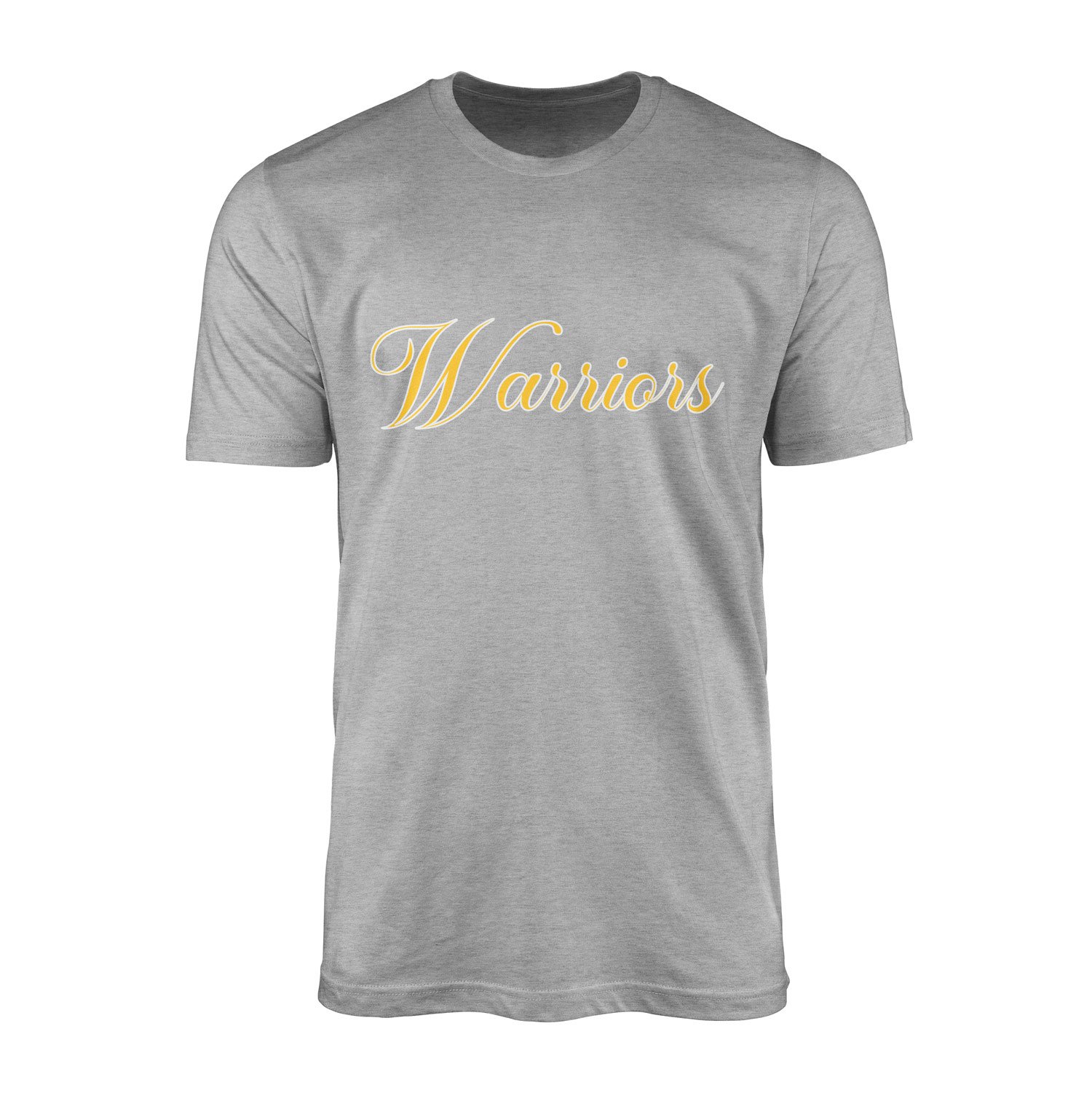 Warriors Cursive Tişört S - Gri