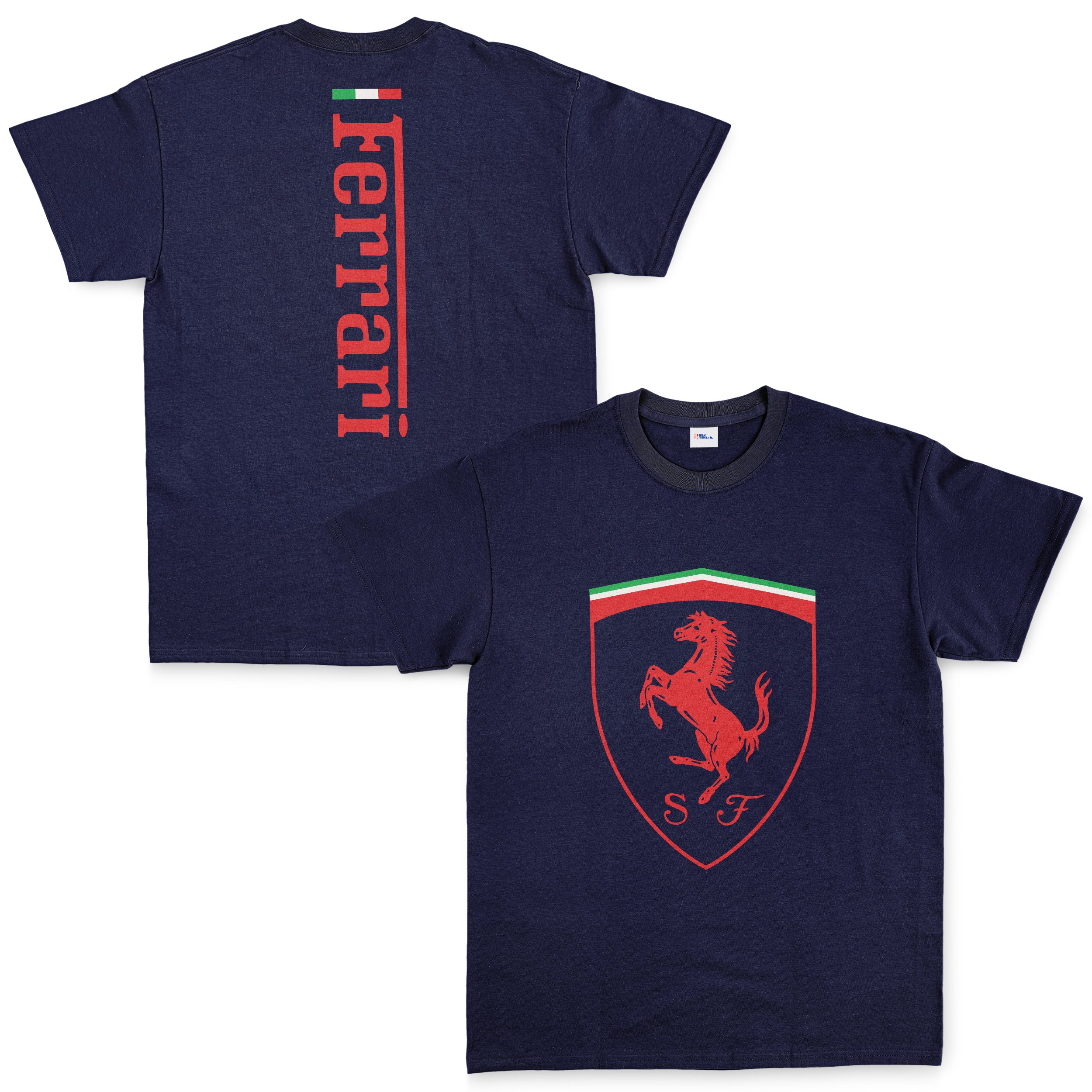 Scuderia Ferrari SE 24 Siyah Tişört XXL - İndigo Mavisi