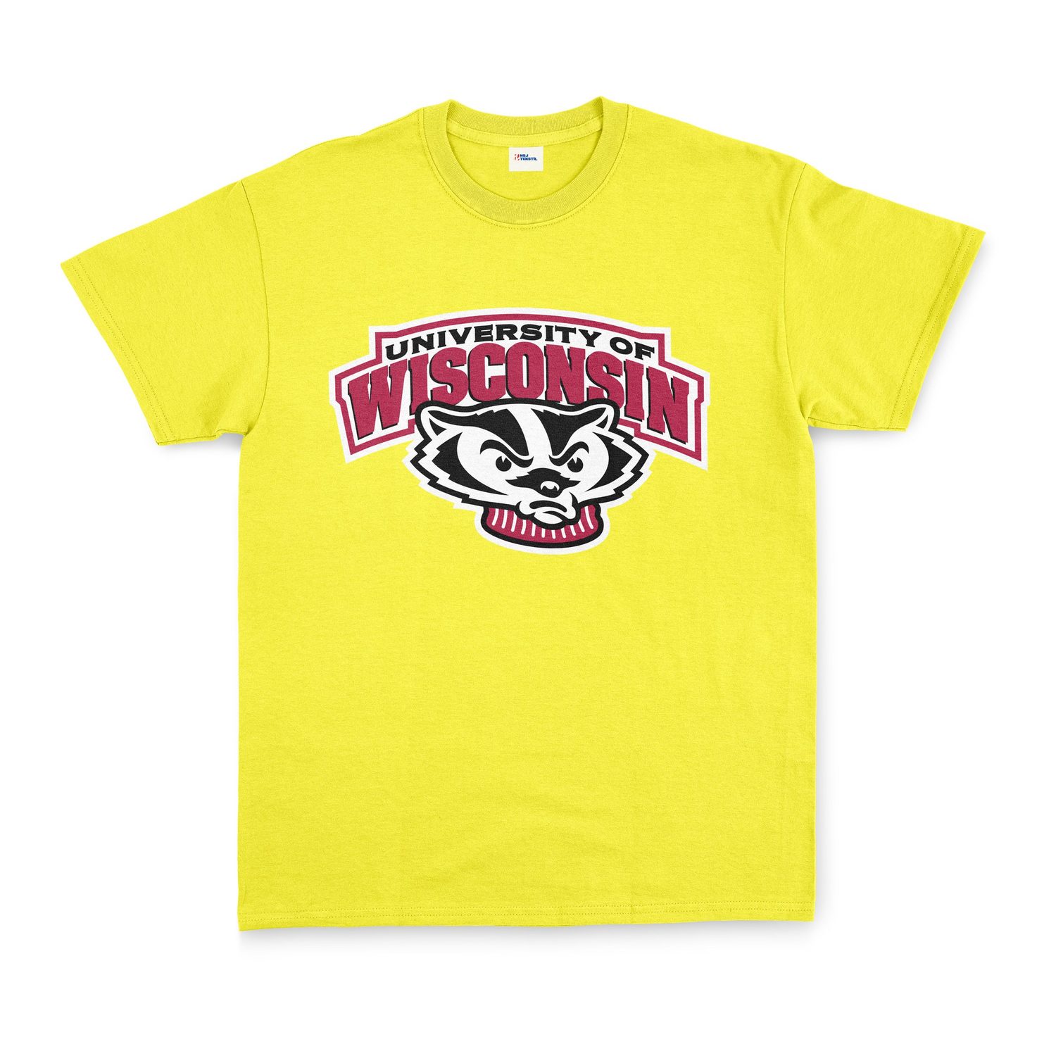 Wisconsin Badgers Tişört M - Sarı