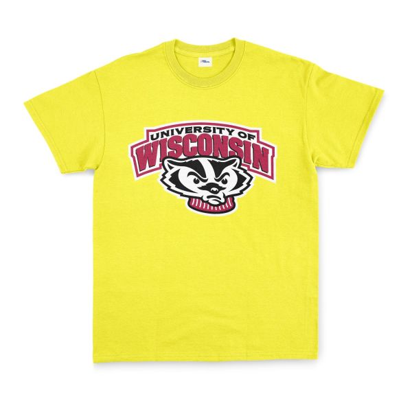 Wisconsin Badgers Tişört M - Sarı