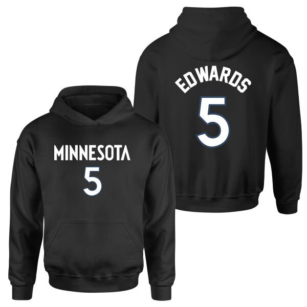 Anthony Edwards Minnesota Jersey Hoodie XL - Siyah