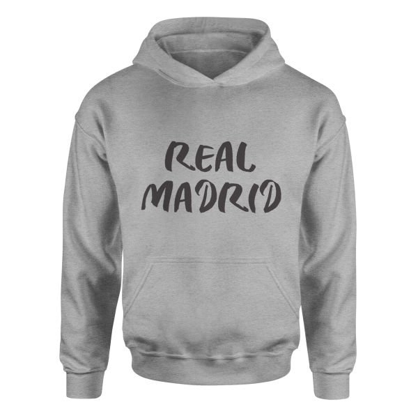 Real Madrid C Hoodie M - Gri