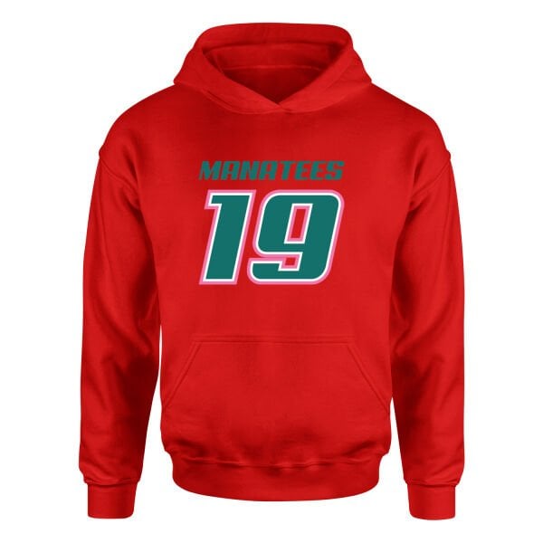 Manatees 19 | GTA Hoodie M - Kırmızı