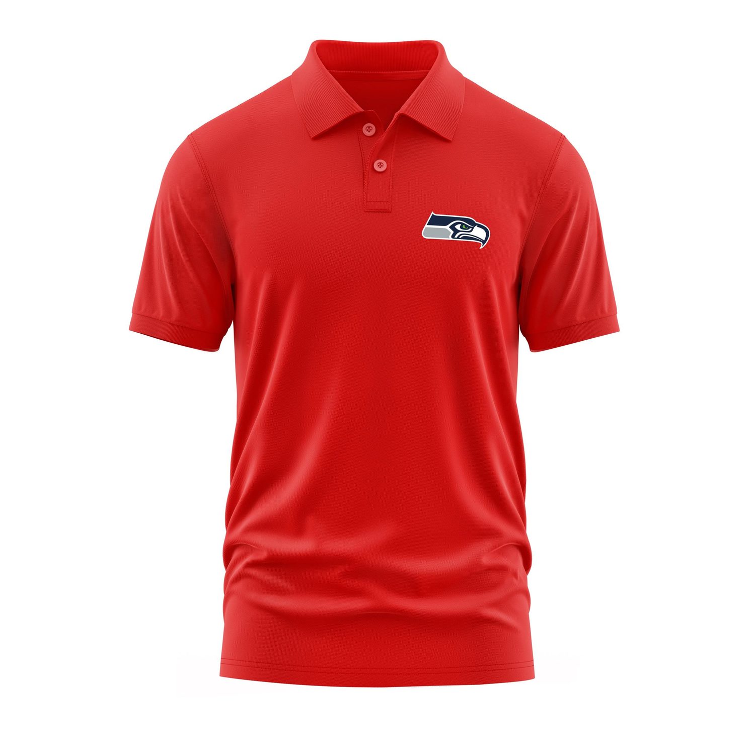 Seattle Seahawks Polo Tişört XXL - Kırmızı