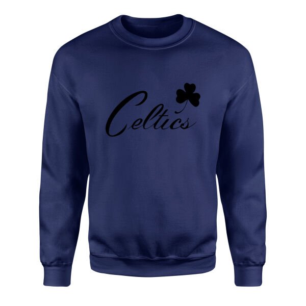 Celtics Cursive B Sweatshirt S - İndigo Mavisi