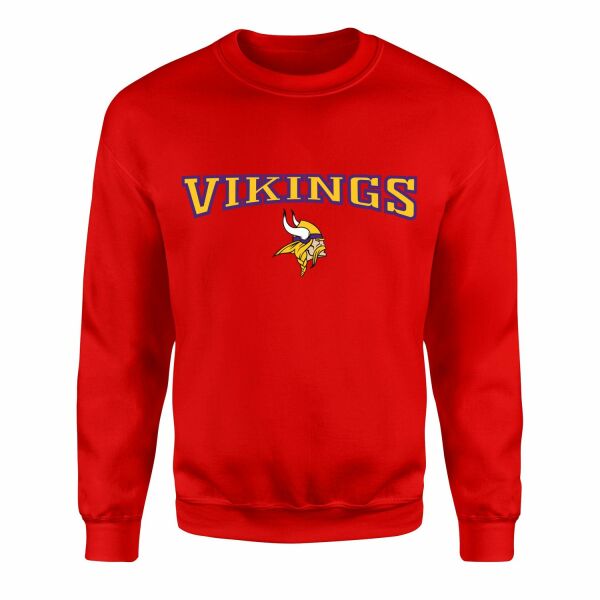 Minnesota VIKINGS B Sweatshirt M - Kırmızı
