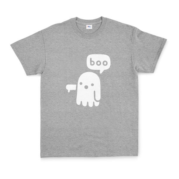 Boo! Tişört XL - Gri