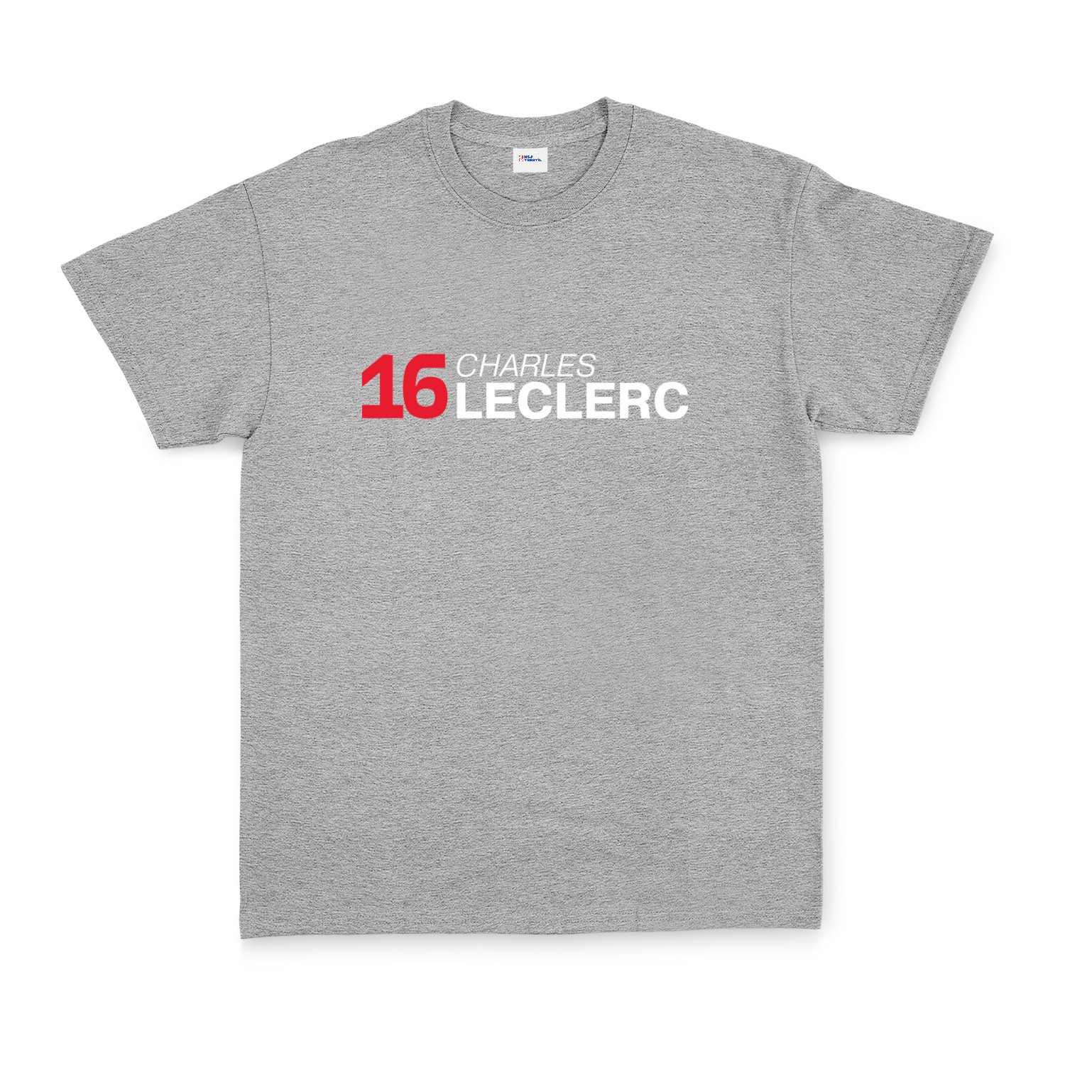 Charles Leclerc 16 Tişört XXL - Gri
