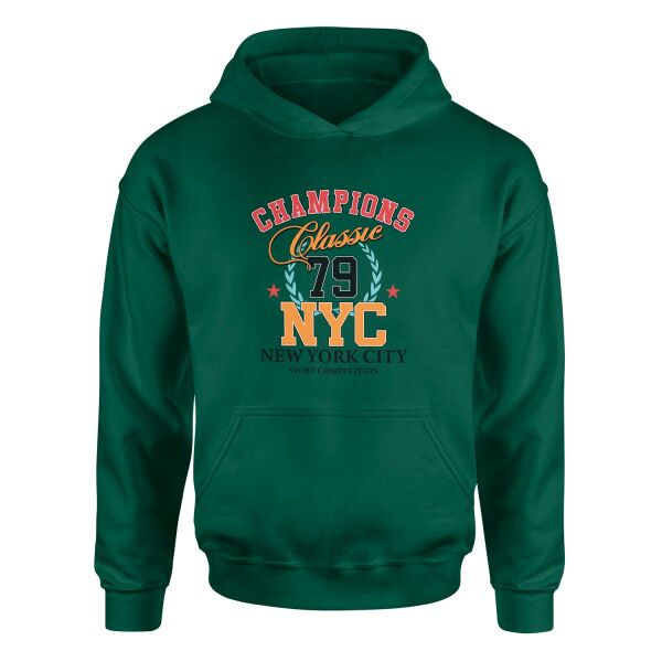 Champions Classic NYC Hoodie XL - Nefti Yeşili