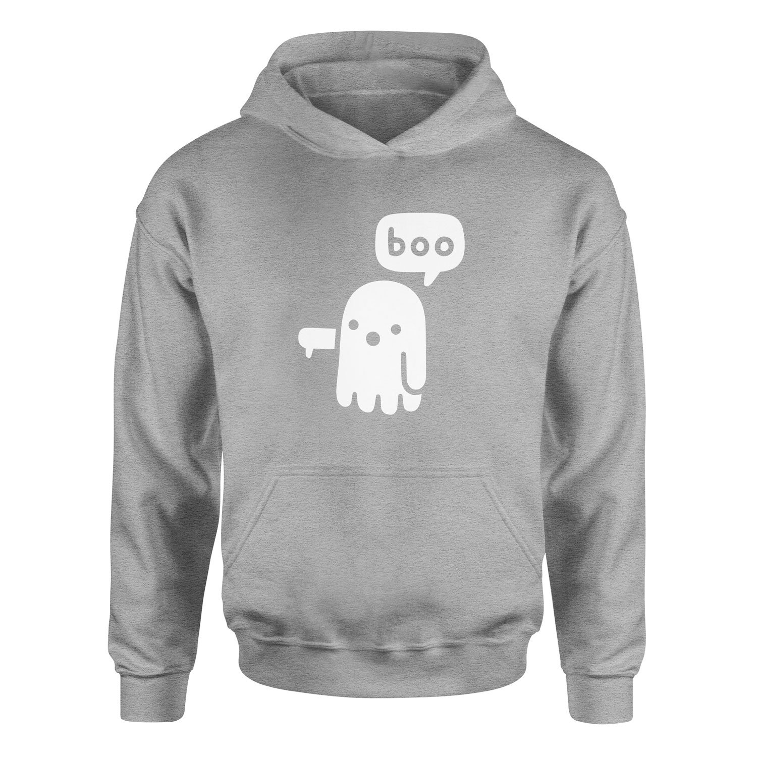 Boo! Hoodie XL - Gri