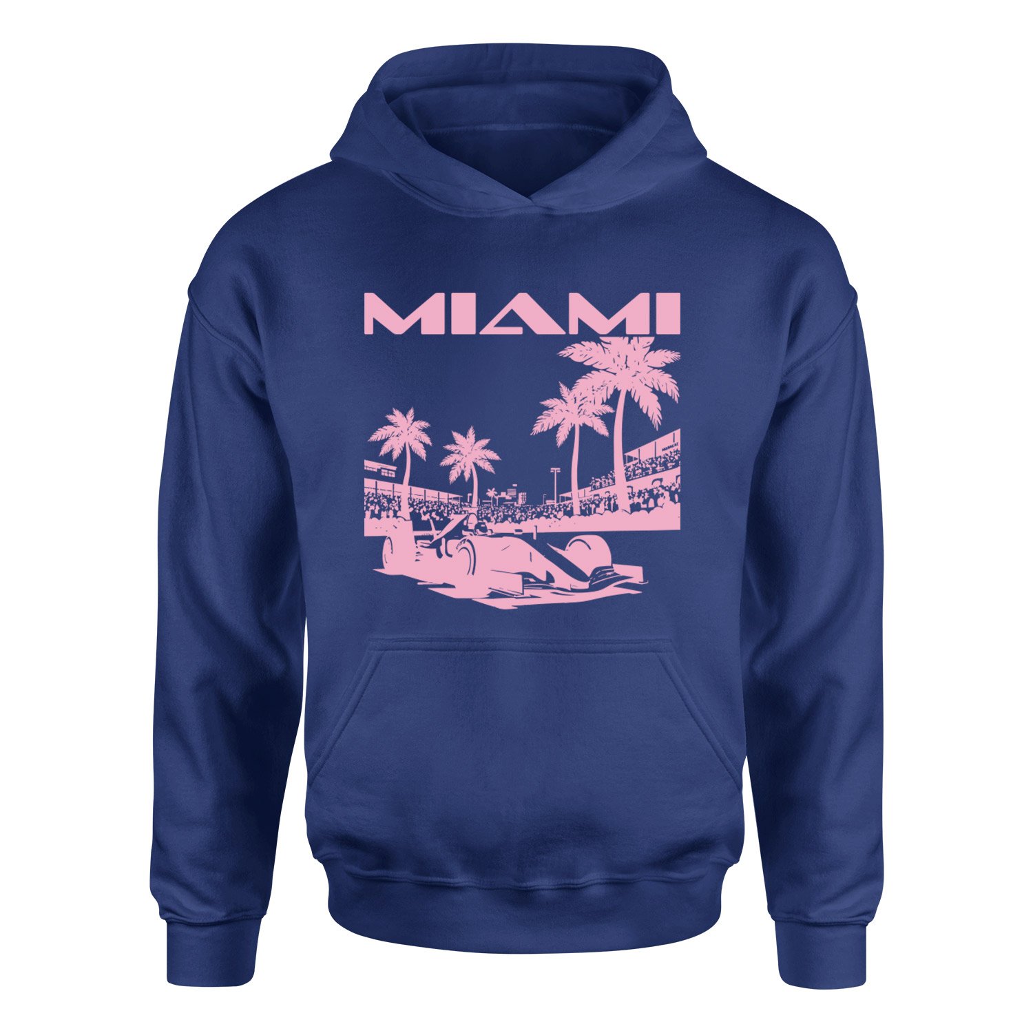 Miami Track Hoodie S - İndigo Mavisi