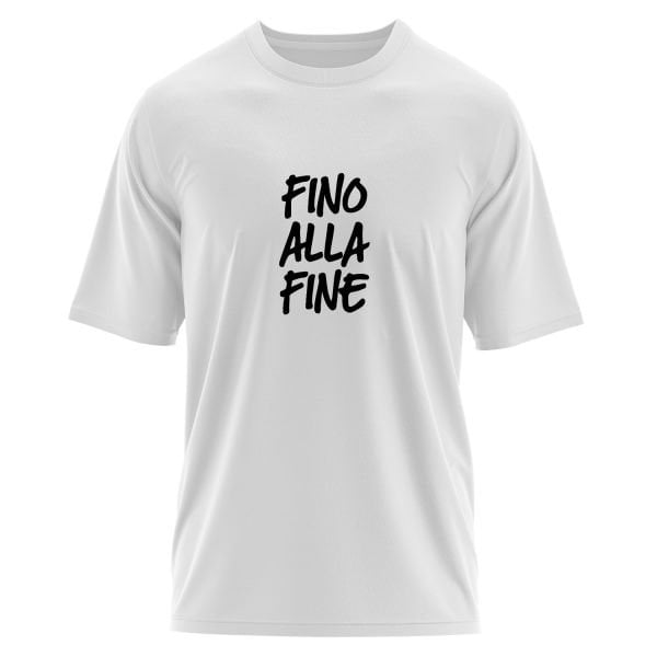 Juventus Fino Alla Fine Oversize Tişört