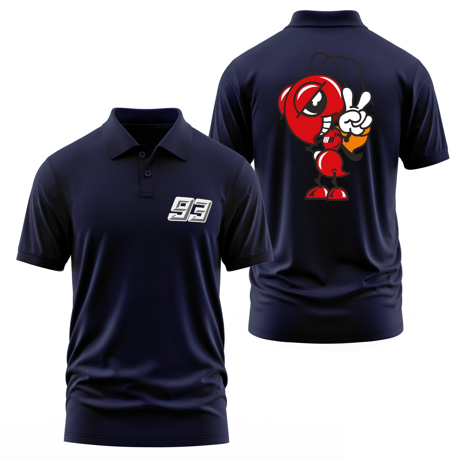 Marc Marquez Ant Edition Polo Tişört XL - Lacivert