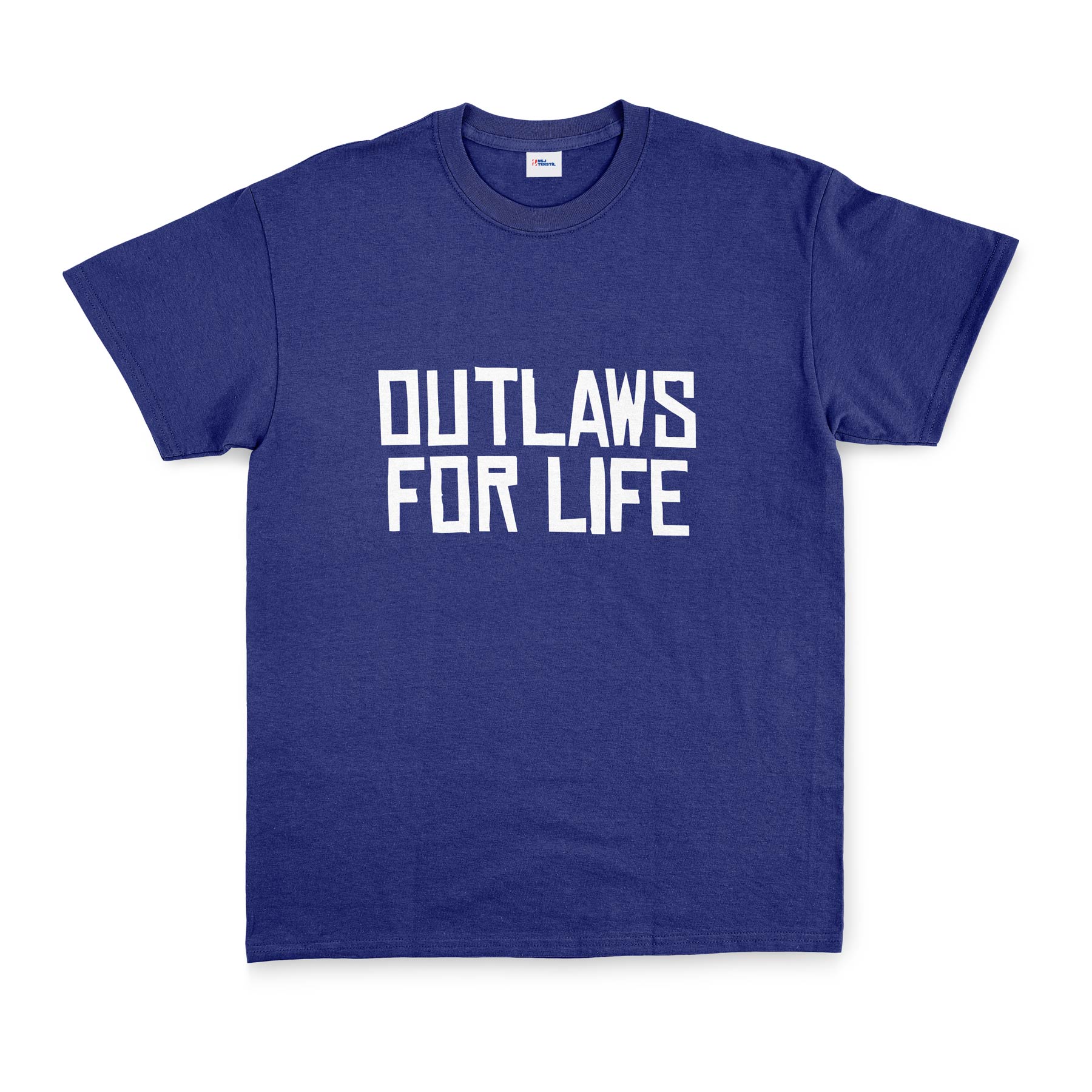 Outlaws For Life Tişört S - İndigo Mavisi